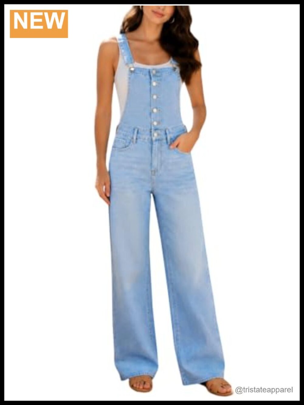 Womens Overalls Loose Fit Wide Leg Cotton Blend Denim Jumpsuit Bib Romper